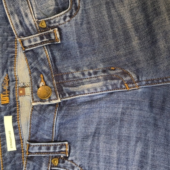 sac711 ✂️KUT Kut from the Kloth Straight Leg Size 8 Woman's Denim Jeans - Picture 3 of 6